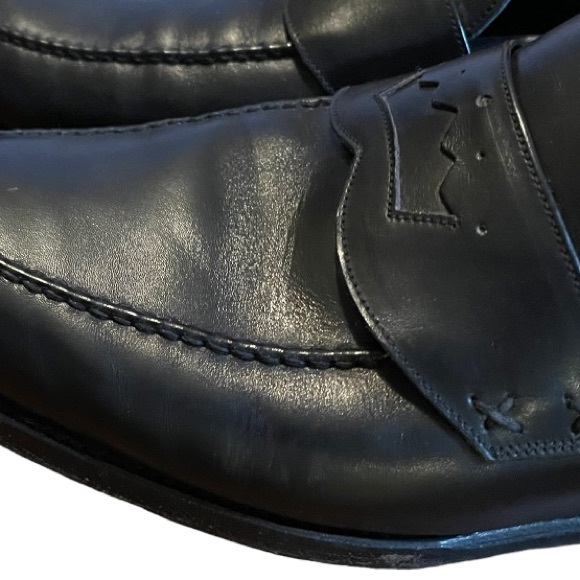BARKER BLACK CROWN LOAFER - Rattlesden size us 12 - Picture 3 of 12